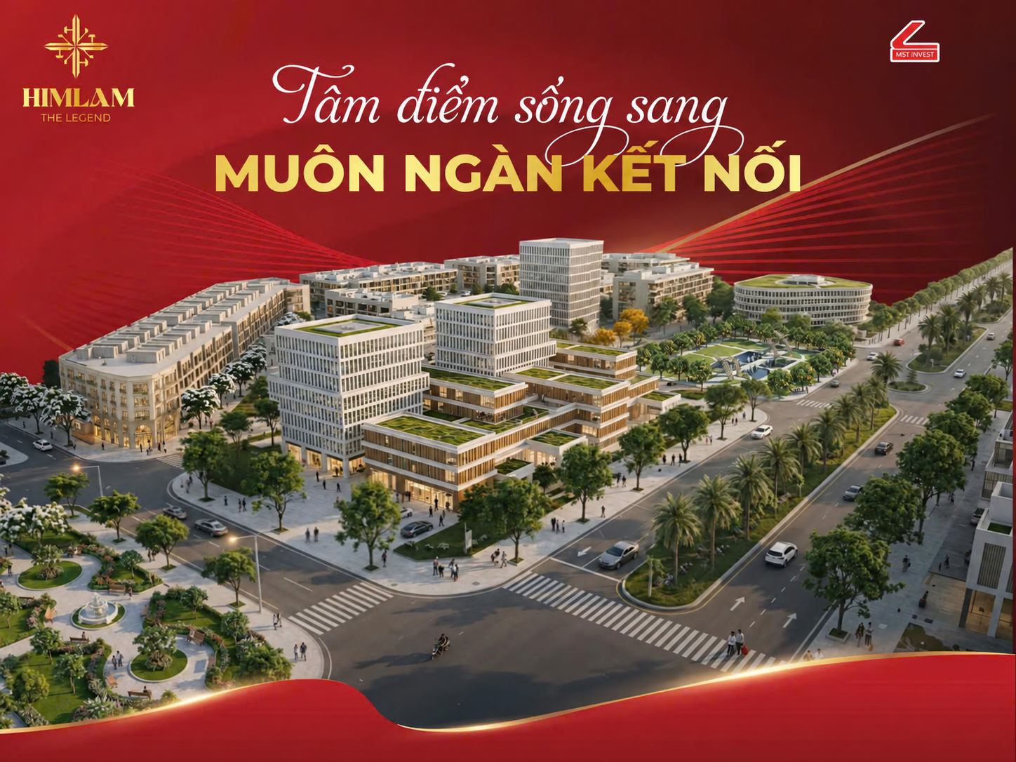 Phối cảnh tổng thể Him Lam The Legend